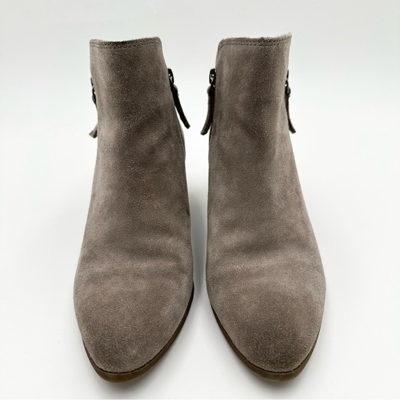 Frye Judith Zip Suede Ankle Booties - Picture 2 of 10